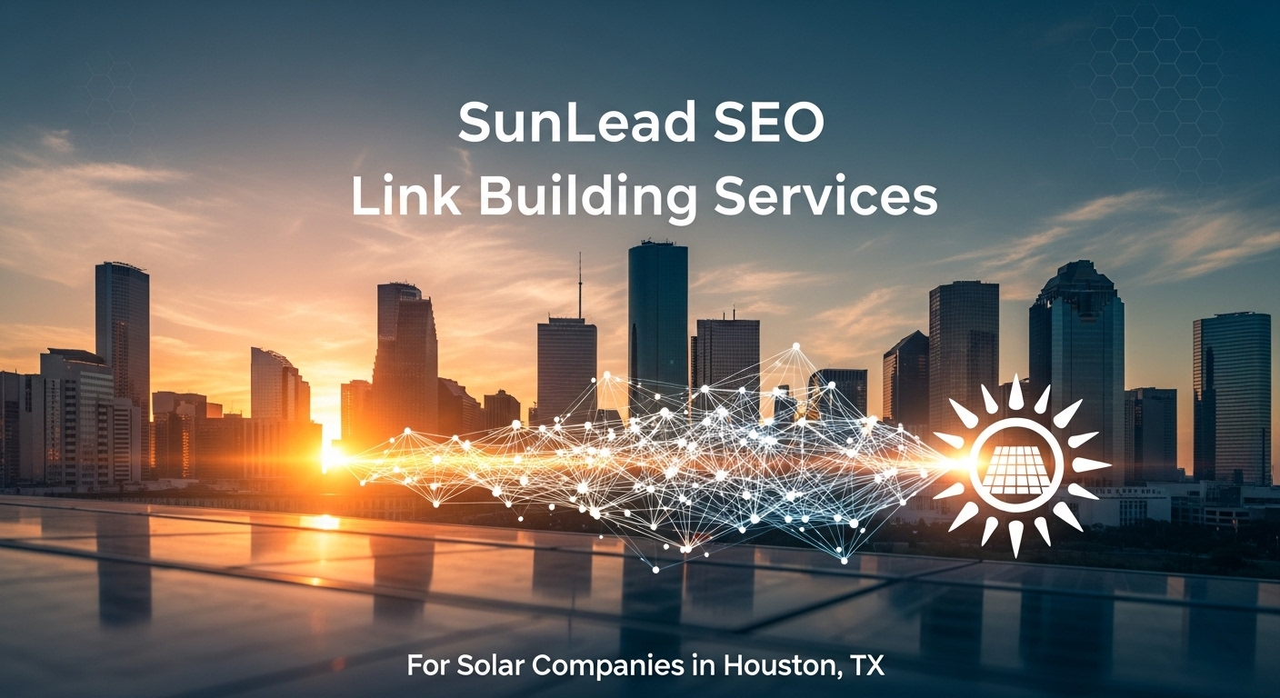 Link Building Services for Solar Companies in Houston SunLead SEO