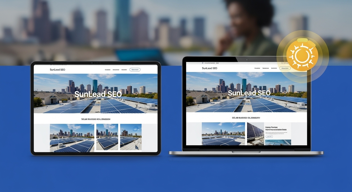 Website Design for Solar Companies in Houston, TX SunLead SEO