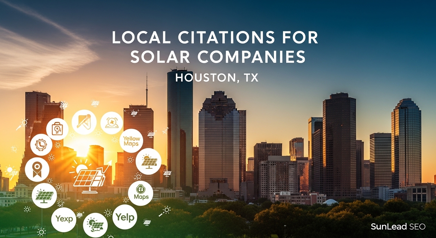 Local Citation Service for Solar Companies in Houston, TX | SunLead SEO
